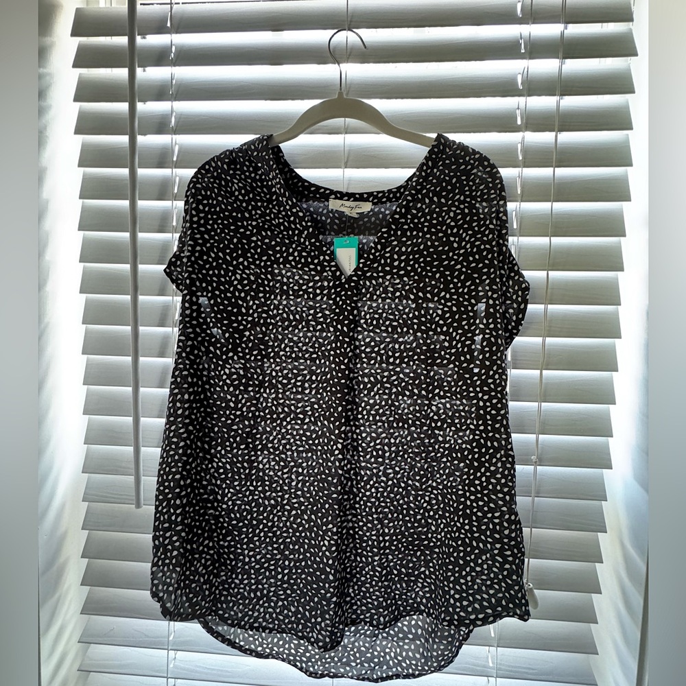 Dark gray blouse - NEW WITH TAGS